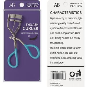 AB Ana Beauty Eyelash Curler in Blue*Extra Gel pad*New in box